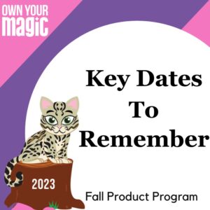 Fall Product Program